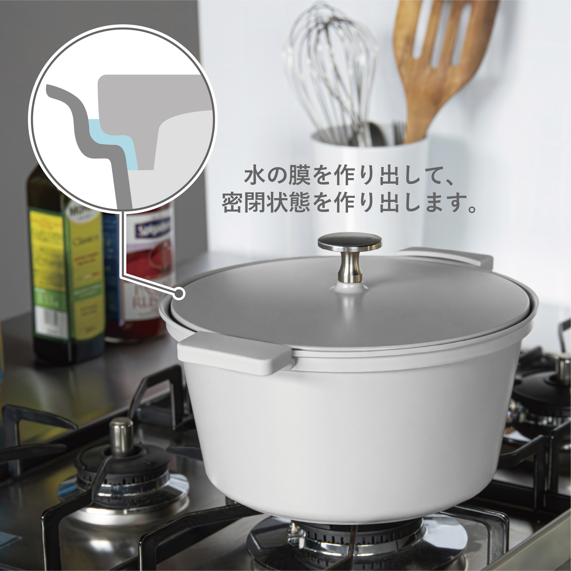 軽量無水調理鍋 20cm – 株式会社シービージャパン CB JAPAN CO.,LTD