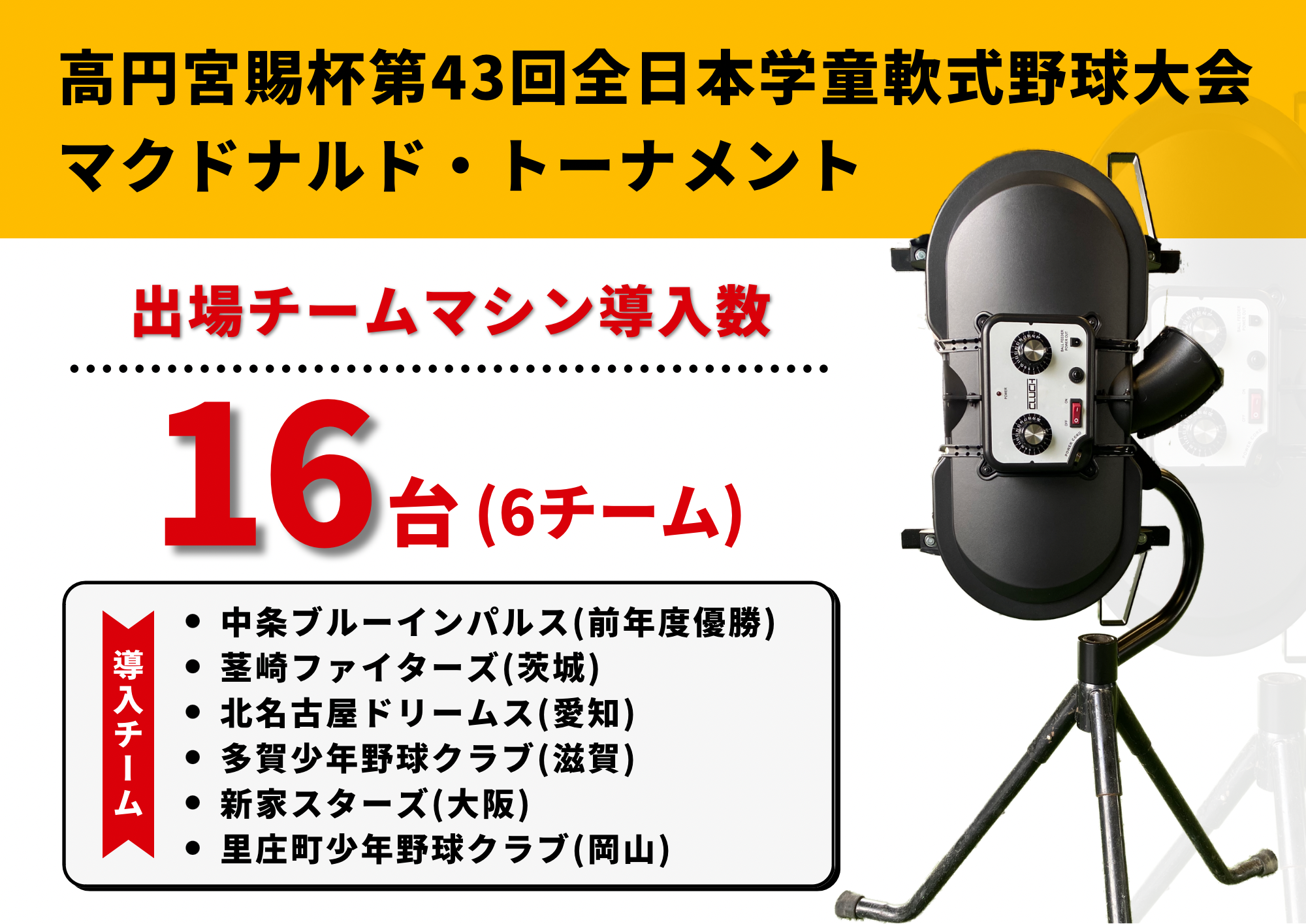 インフォメーション - 格安！硬式・軟式ピッチングマシン（レンタル