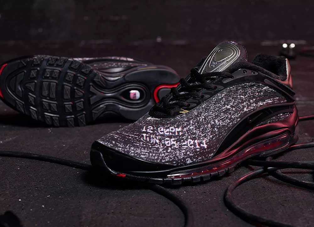 スケプタ×ナイキ エアマックスデラックス ブラック ディープレッド【9