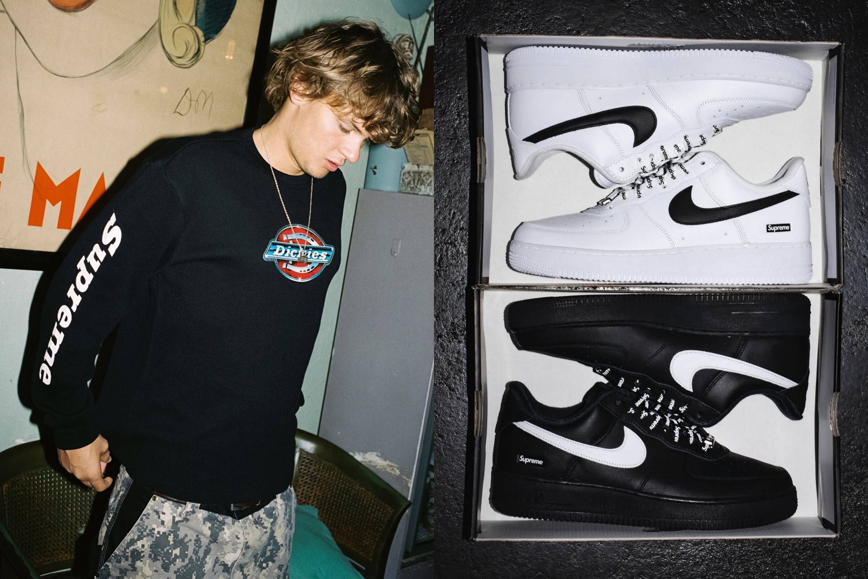 9/20発売｜Supreme × Nike Air Force 1 Low / Dickies 25FW Week4