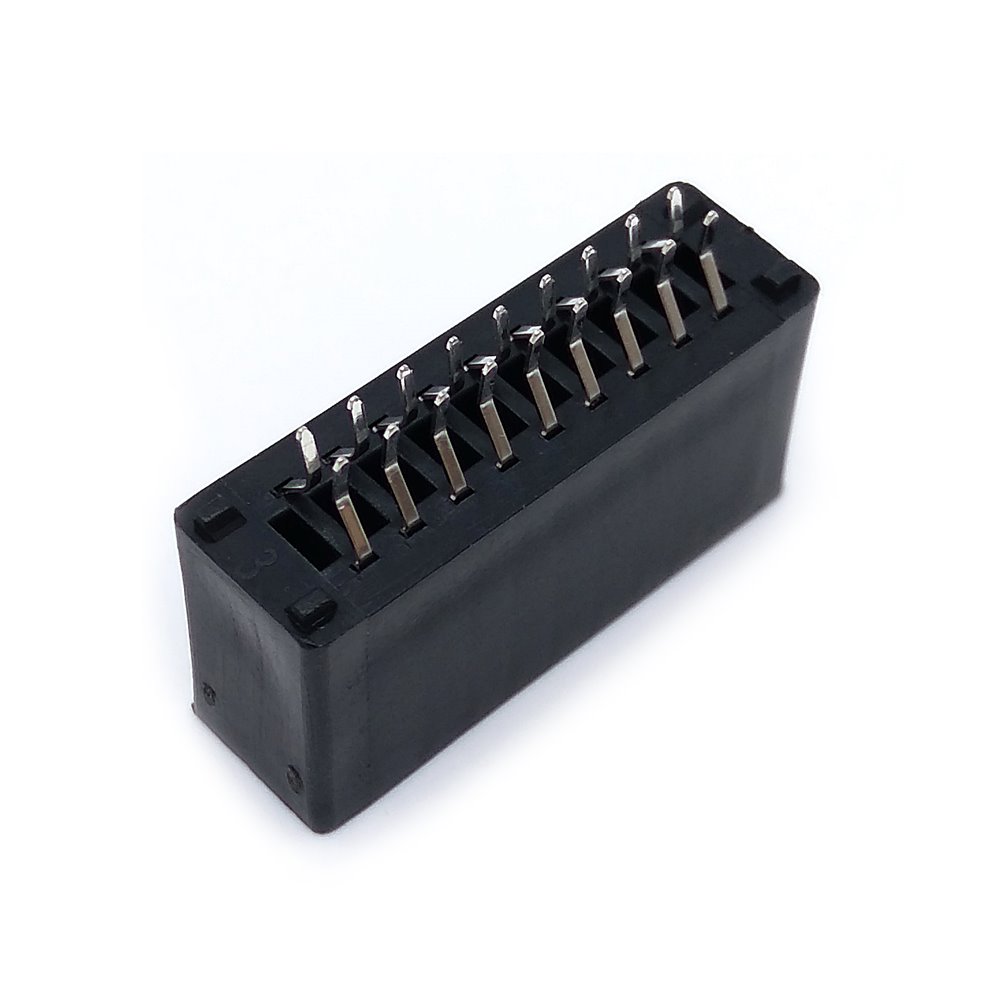 2.54mm Straddle Mount PCB Type Card Edge Connector, R3210 Series