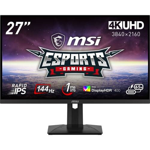 MSI エムエスアイ MAG 274UPF 27インチ 4K ゲーミングモニター 144Hz