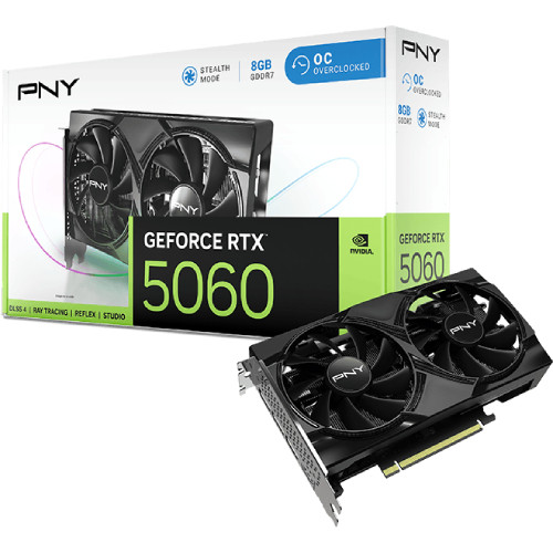 PNY PNY GeForce RTX 5060 8GB Overclocked Dualfan VCG50608DFXPB1-O