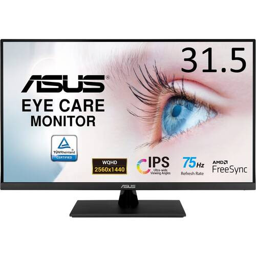 ASUS エイスース VP32AQ 31.5インチ WQHD(QHD) 2560x1440 Eye Care