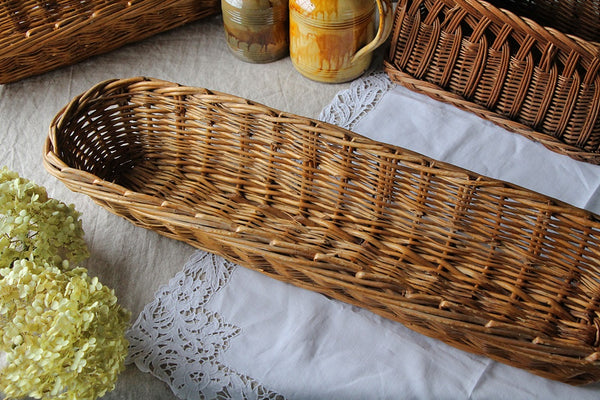 使い勝手良さげなバケット発酵用バスケット（長さ72cm) フランス