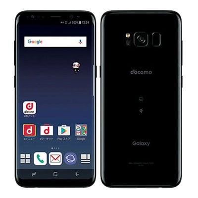 SIMロック解除済】docomo Galaxy S8 SC-02J Midnight Black|中古