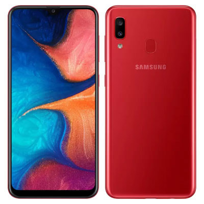 SIMロック解除済】docomo Galaxy A20 SC-02M Red|中古スマートフォン