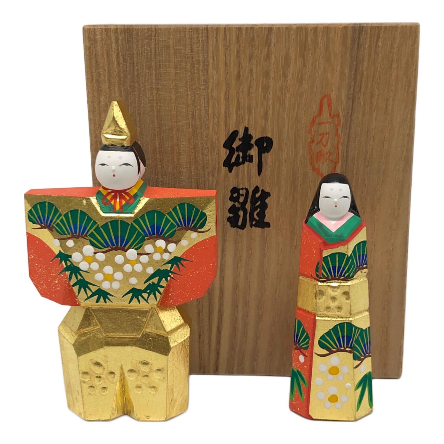 奈良一刀彫 立雛 雛人形 川口神泉（カワグチシンセン）｜トレファクONLINE