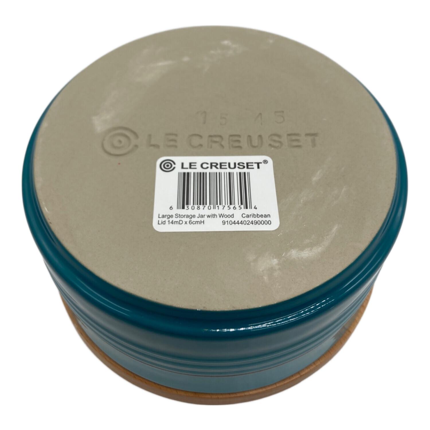 LE CREUSET (ルクルーゼ) キャニスター ブルー 約14cm｜トレファクONLINE
