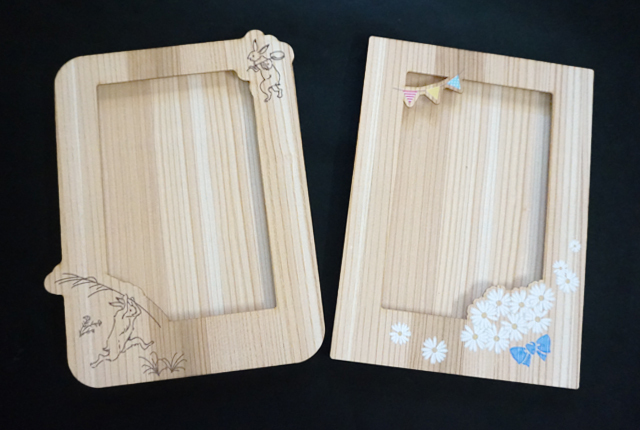 木製フォトフレーム はがきサイズ ＜300個～＞