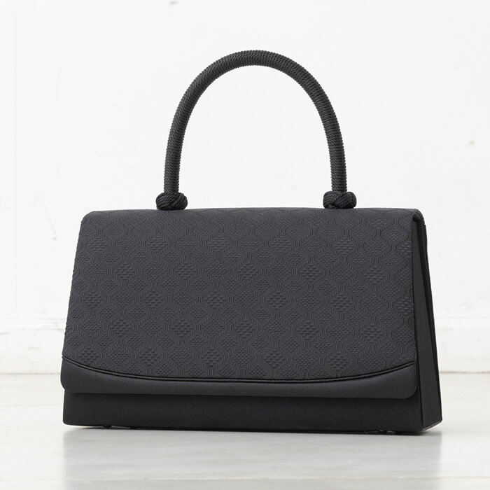 モダンな切り替えデザインバッグ ・ブラック｜東京ソワールオンライン