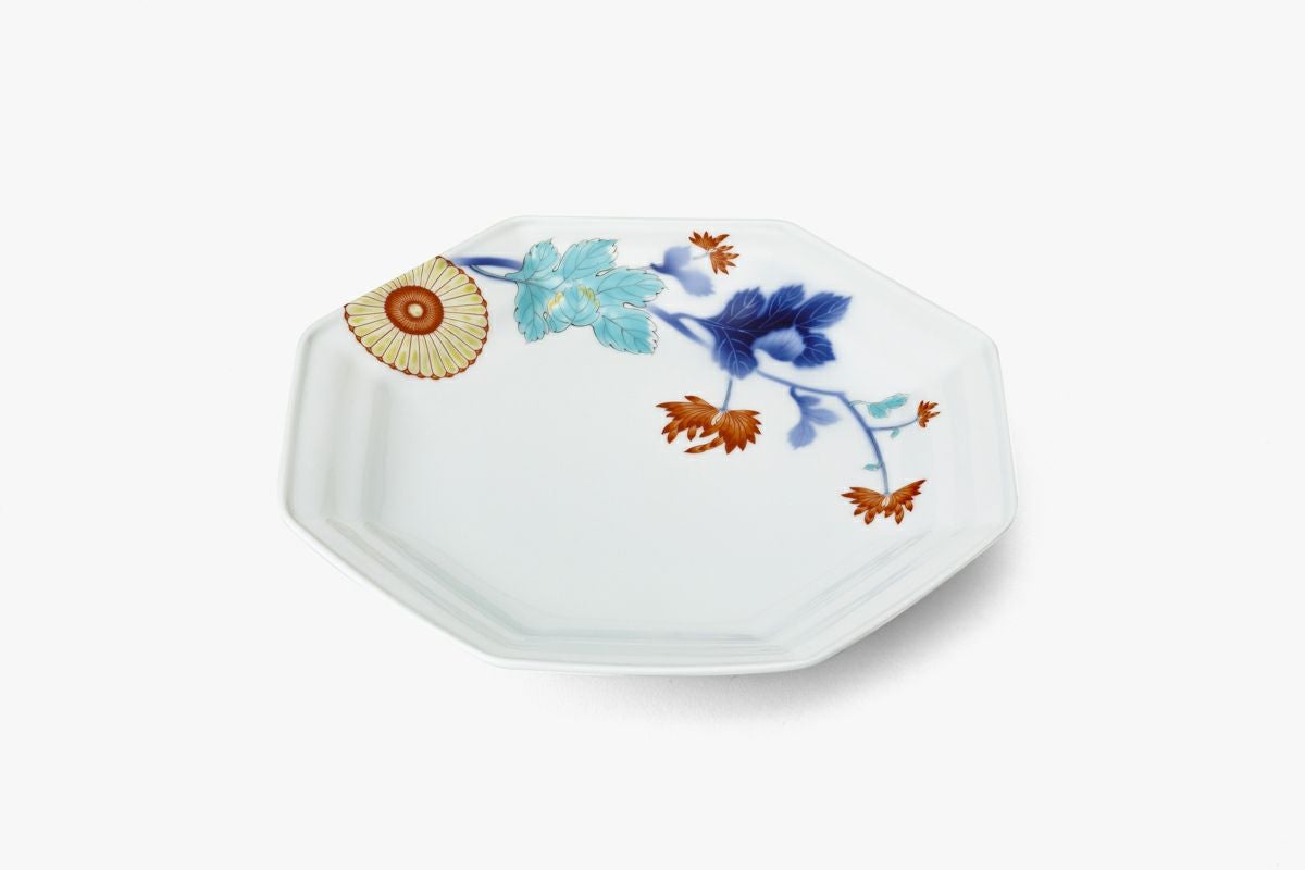 萩花見 八角盛皿 | 有田焼 深川製磁｜公式オンラインストア
