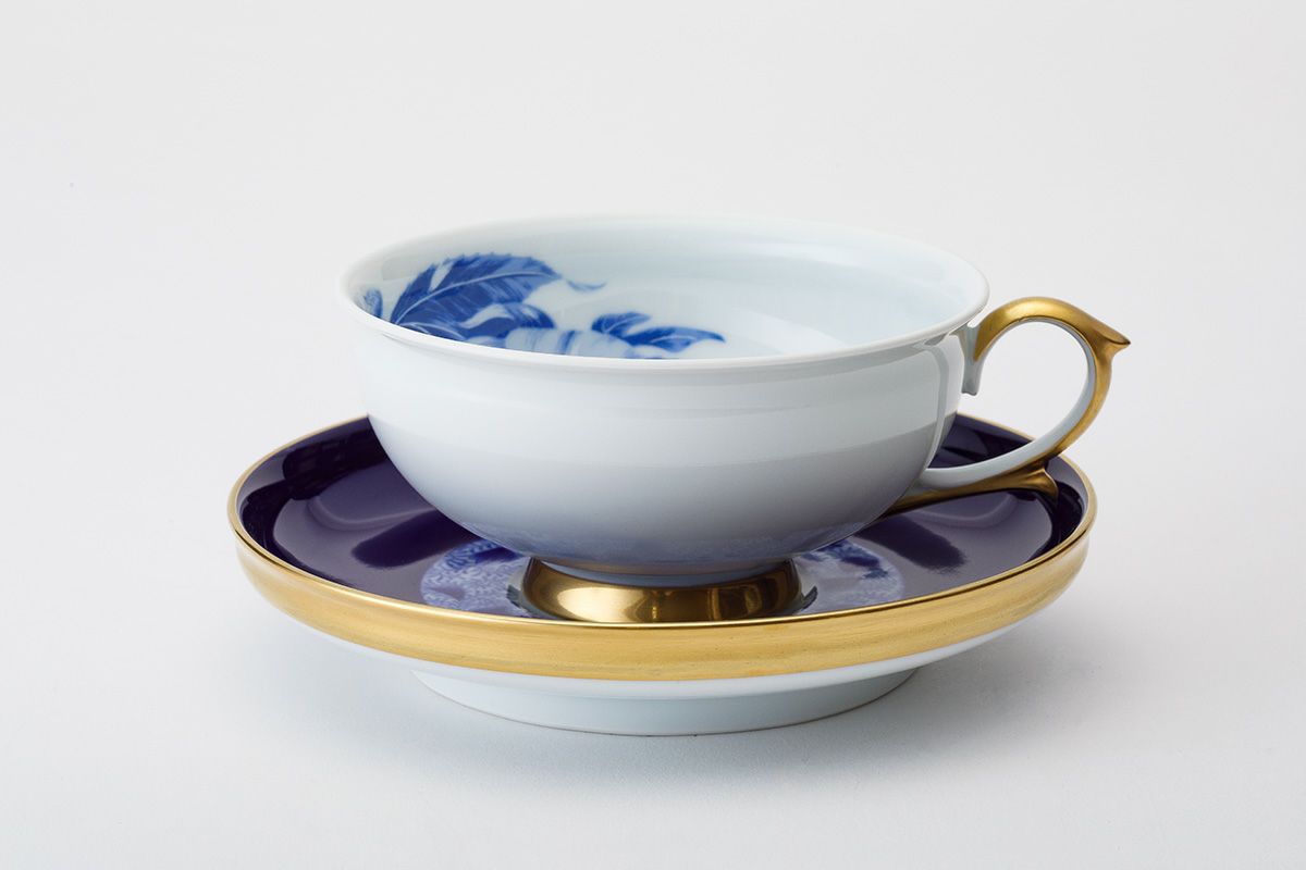 オリエンタルブルー 紅茶碗皿 | 有田焼 深川製磁｜公式オンラインストア