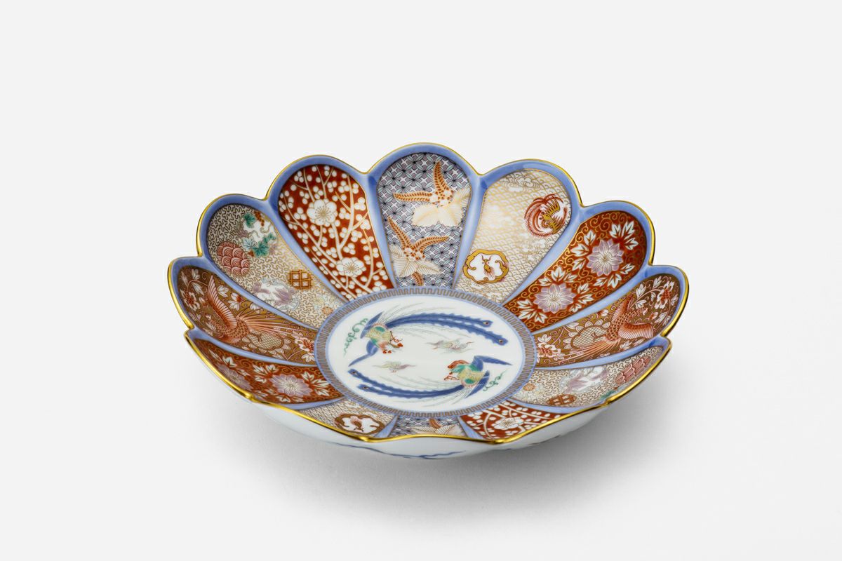 古伊万里鳳凰割地紋 魚型皿 | 有田焼 深川製磁｜公式オンラインストア