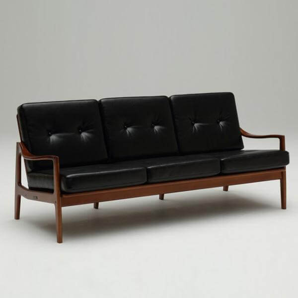 店舗限定】カリモク60【正規販売店】フレームチェア 3シーター