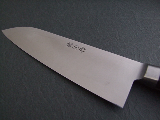 木屋 梅治作 鎌型包丁 鍔付 180mm - 川口金物店