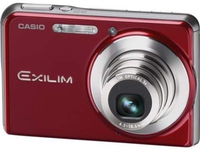 Casio Exilim 8.1MP Digital Camera with 3x Optical Zoom - Red (EX