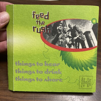 Vintage Surge 1996 Feed The Rush PROMO CD 2-CD Set + 2 Coupons