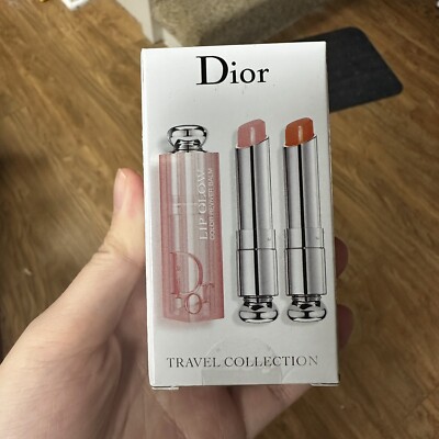 NEW Dior Addict Lip Glow Reviver Duo 001 Pink 004 Coral Lipstick