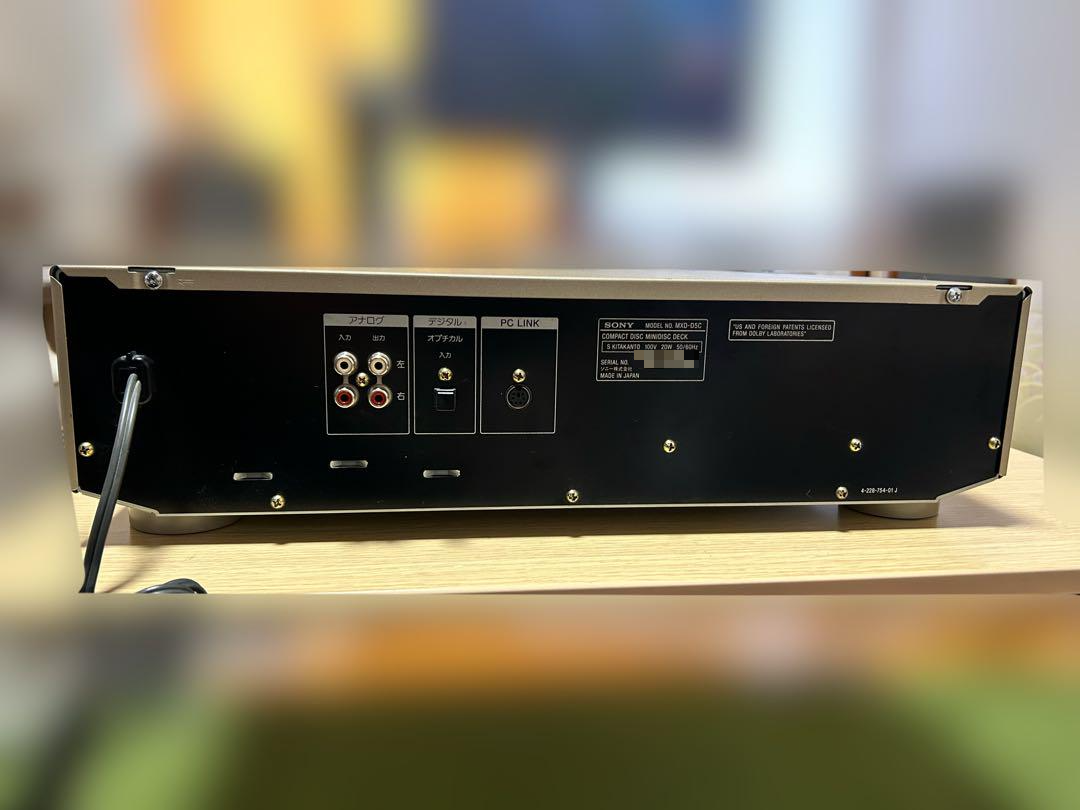 SONY MXD-D5C Compact Disc Mini Disc Deck Silver Good | eBay