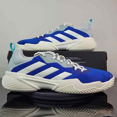 Adidas Barricade Tennis Pickleball Shoes Royal Blue ID1549 Men's
