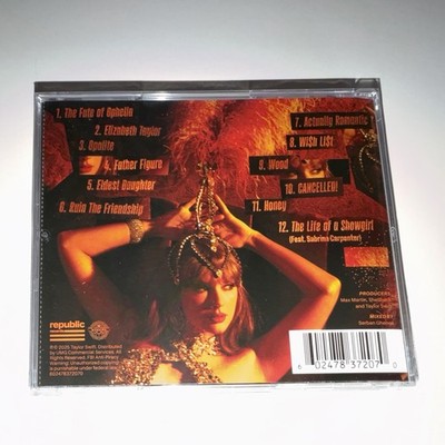 Taylor Swift - The Life of a Showgirl CD + Hand Signed Photo 1 IN