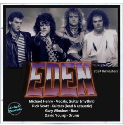 Eden - Orange County ('80s Metal) Remastered “Legacy” CD + Free