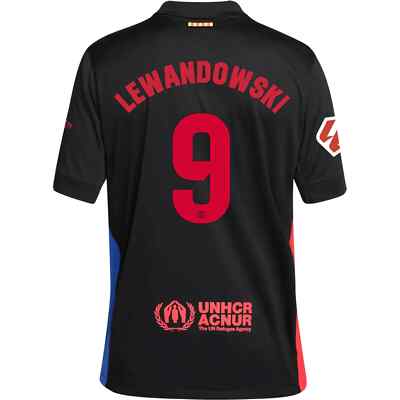 Barcelona 24/25 AWAY Soccer - LEWANDOWSKI # 9 - 3XL (Run Small