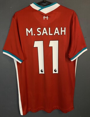 MOHAMED SALAH #11 MEN FC LIVERPOOL 2020/2021 SOCCER FOOTBALL SHIRT