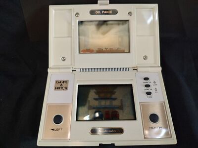 Vintage Nintendo Game & Watch Oil Panic Multi Screen Japan Boxed