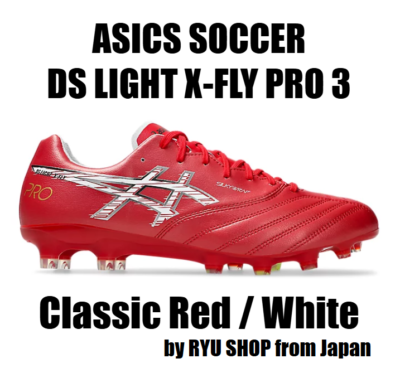 ASICS Soccer Cleats DS LIGHT X-FLY PRO 3 1101A072.600 Classic Red