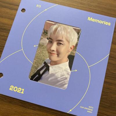 BTS Memories 2021 Blu-ray official photo card JUNGKOOK M JIN SUGA