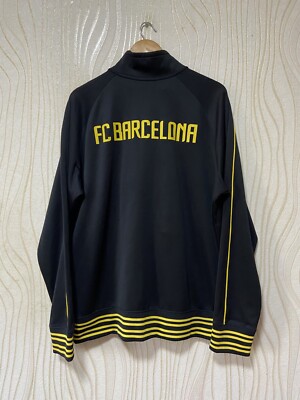 BARCELONA AWAY FOOTBALL SOCCER TRACK TOP JACKET NIKE 419898-010 sz