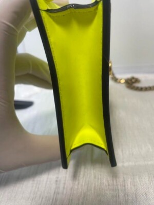 Christian Louboutin Elisa Phone Pouch Leather Yellow WOMENS from