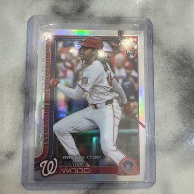 2025 Topps Chrome Update - James Wood Debut Refractor Usc95 | eBay