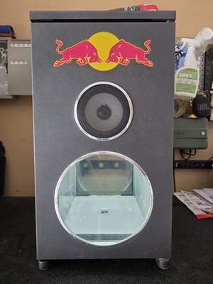 Red Bull DJ Inspired Mini Fridge Cooler with LED Light **Ultra