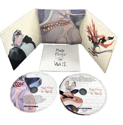Pink Floyd The Wall CD 1 and CD 2 Great Music In Excellent