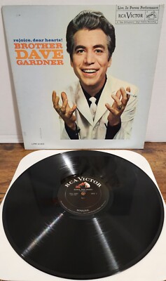 Brother Dave Gardner Rejoice, Dear Hearts! Vinyl LP RCA Victor LPM