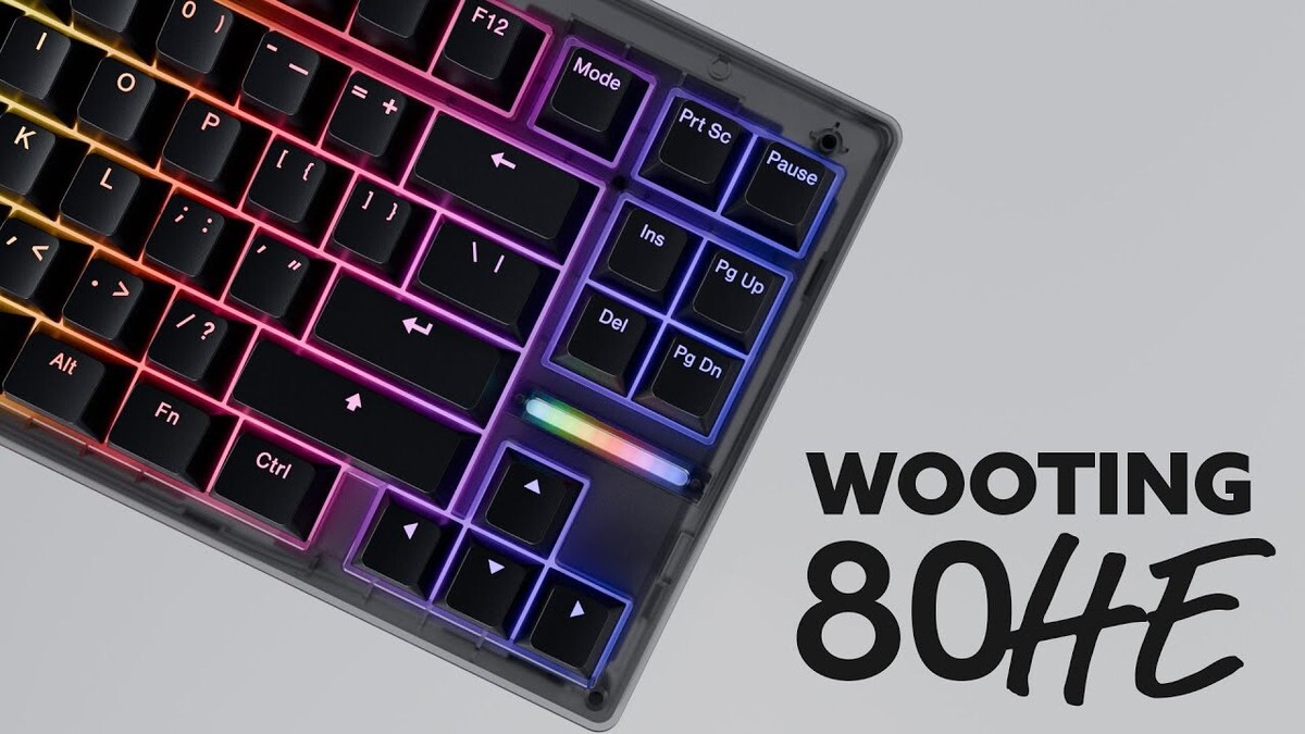 キーボード Wooting 80HE PCR black Wooting 80HE - Our most