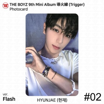 The Boyz 9th Mini Album 導火線 TRIGGER Official Photocard Postcard