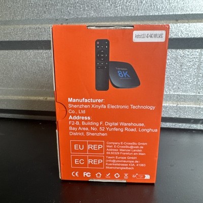 MX Box S Smart TV Box Android 8K Video BT5.0 8K 4K 3D Voice Media