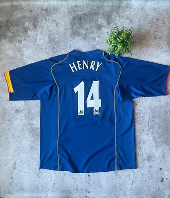 Arsenal Nike Thierry Henry XL 04/06 Soccer Shirt Jersey Top Trikot