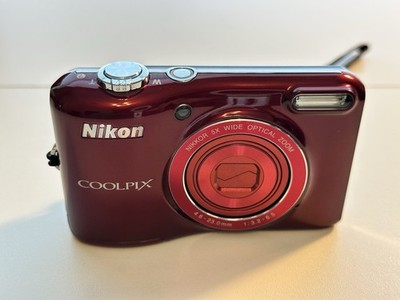 Nikon COOLPIX L28 20.1MP Digital Camera - Red for sale online | eBay
