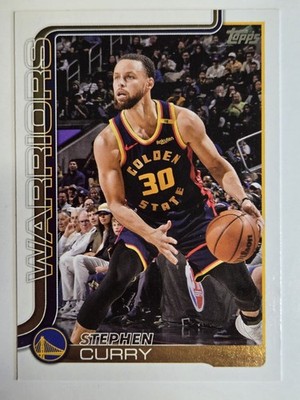 🏀 2025 Topps Stephen Curry Purple Back Error SP Variation #135