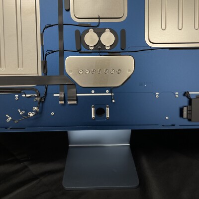 Apple iMac 24” M1 2021 A2439 Blue - 2-Port Chassis + Stand Bundle