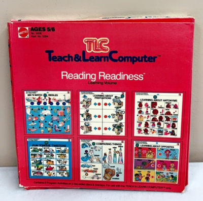 1982 Mattel TLC Teach & Learn Computer Reading Readiness No. 5006