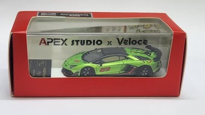 1:64 Veloce x Apex Studio Lamborghini Aventador SVJ Lime Green