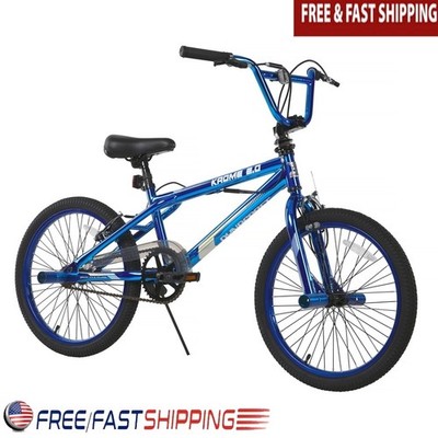 20 Inch Boys BMX Bike W/ Adjustable Seat Front Rear Brakes