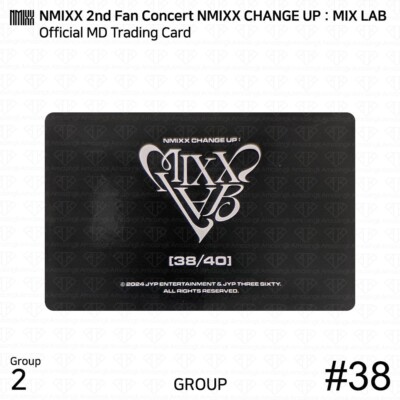 NMIXX 2nd Fan Concert NMIXX CHANGE UP : MIXX LAB MD Trading Card