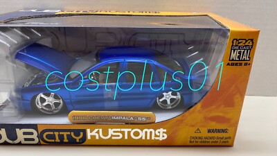 JADA DUB CITY CUSTOMS 1996 CHEVY IMPALA SS 1:24 BLUE | eBay